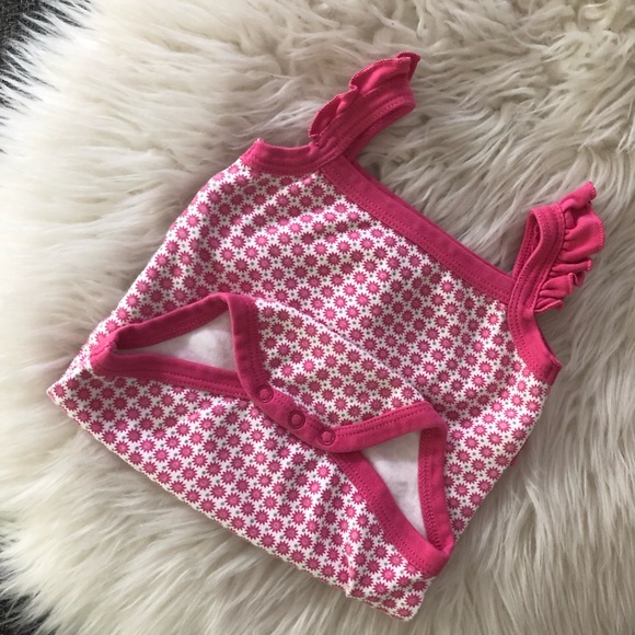 Origany 🌸 Organic Flutter Sleeve Patterned Onesie - Picture 3 of 6